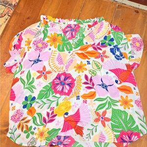 Colorful Floral Blouse